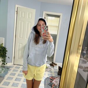 baby blue abercrombie hoodie